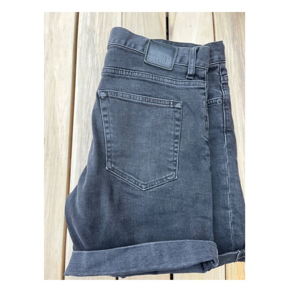 Weekday jean shorts, faded black, size M - Picture 3 of 4